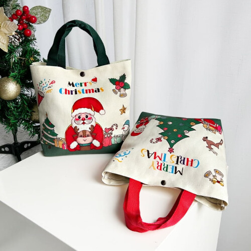 Jultygkasse med festlig design 26 cm x 26 cm 1