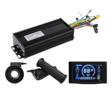 E-Bicycle Three Mode Controller Set 35A 36V 48V 52V Sine Wave Controller S966 Display Color Screen E-Bicycle Accessories