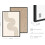 Line Art Wall Decor Mid Century Modern24x36in Black Frame 7