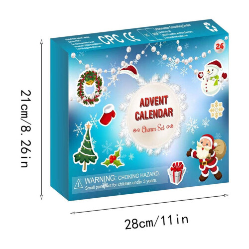Coffret cadeau calendrier de l'Avent de Noël avec 24 articles 2