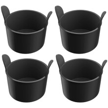 Moule à œufs pochés en silicone antiadhésif, lot de 4