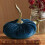 Citrouille décorative en velours faite main, 1 pièce 1