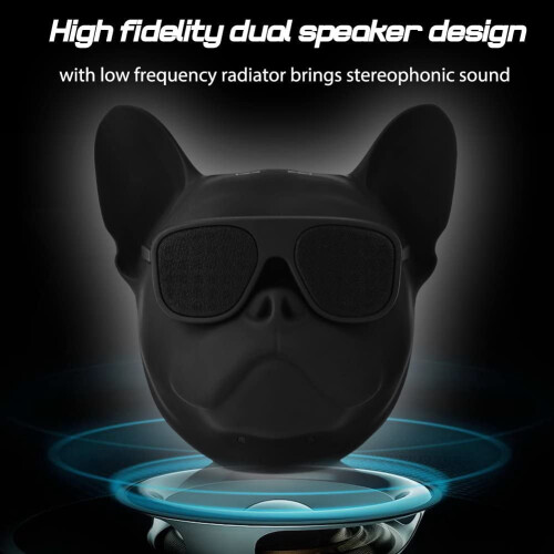 Fransk Bulldog Bluetooth Højttaler Bærbar Mini