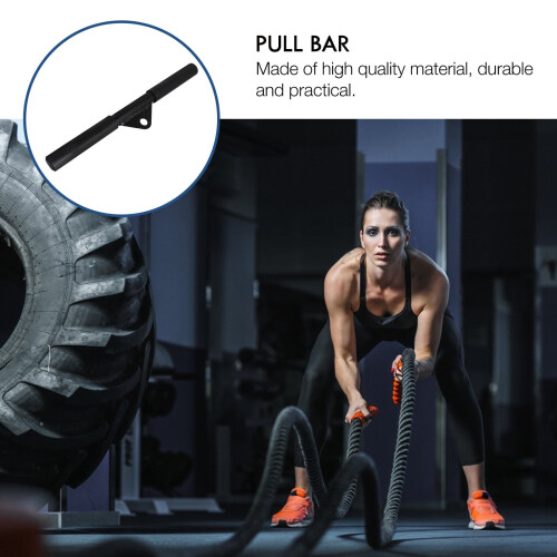 Bicep Pull Bar Attachment Steel Exercise Rod 2 PCS 1