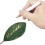 Foglie di magnolia artificiali verdi decorative, 10 pezzi 6