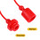 Hydraulisk slangkoppling Dammskydd PVC Röd2Sets 2