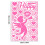 Sticker mural phosphorescent Saint-Valentin Cœur Lèvres Roses1 3