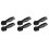 Mountain Bike Vice Handlebars Black 3 Pairs 1