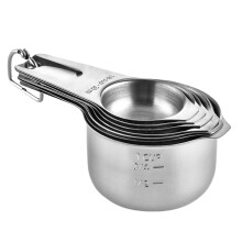 Rozsdamentes acél mérőkanál készlet 30-240 ml