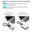 USB-C til USB 3.0-adapterkabel for 2,5-tommers HDD SSD 5