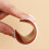 Sottobicchiere rotondo floreale in PVC resistente al calore, 4 pezzi 3