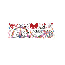 Autocollants de la Saint-Valentin pour fenêtres, murs et portes (12 pièces)