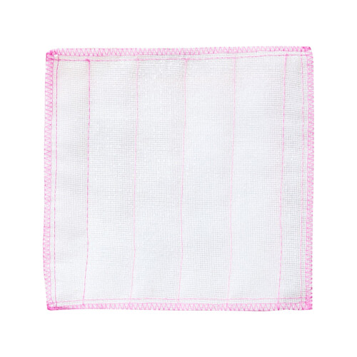 Torchons en microfibre et coton roses, lot de 12