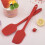 Set spatule din silicon rezistente la căldură, 4 piese 3
