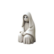 Escultura de resina para jardín del Fantasma Blanco para exteriores, Halloween