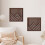 Cuadro de pared rústico de madera estilo granja abstracto moderno 6