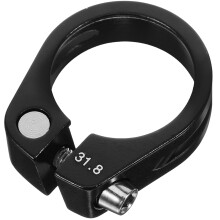 Objímka sedlové trubky pro horská kola 31,8 mm hliníková černá
