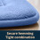 Tapis de sol absorbant pour salle de bain 20 x 32 pouces 6