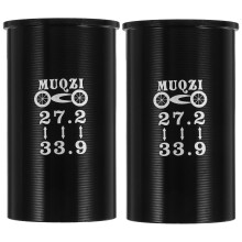 Calço para canote de selim de bicicleta em liga de alumínio, 26,8 mm, 2 peças