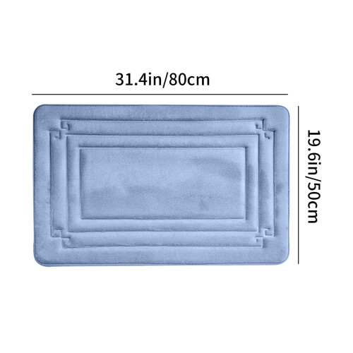 Tapis de sol absorbant pour salle de bain 20 x 32 pouces 2