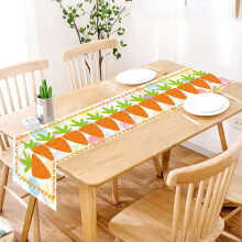 Påskebordbanner vintage linhareeggtrykk