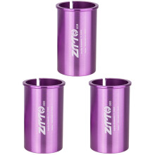 Conjunto de adaptadores de redução de canote em liga de alumínio roxo