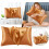 Satin pudebetræk kingsize 2 stk. kuvertlukning 2