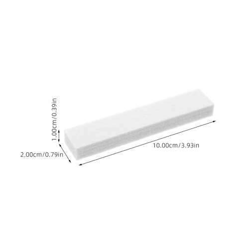 Pastilhas de freio brancas para bicicleta ergométrica e equipamentos de ginástica. 1