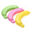 Voedselbewaarcontainers met bananenbeschermer (3-pack) 1