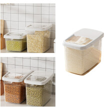 Caja para almacenar arroz con dispensador 5L