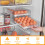 Grusce refrigerator drawers, clear, 2-pack 1