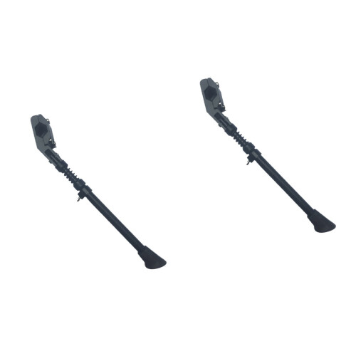 Suporte de bicicleta com apoio lateral, pacote com 2 unidades.