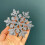 Ensemble de 6 pendentifs flocons de neige pour les décorations de Noël 4