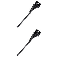 Suporte para bicicleta para terrenos irregulares, pacote com 2 unidades, suporte traseiro dobrável.
