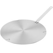 Diffusorplatte aus Edelstahl für Gasherde mit Griff