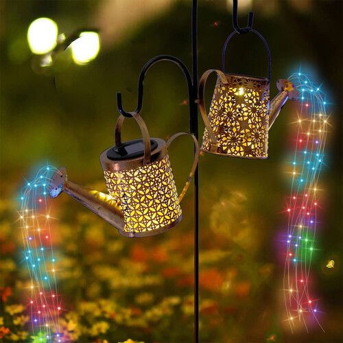 Grusce solarna konewka metalowa retro2pack