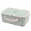 Boîte à bento portable pour aliments, 3 compartiments 1