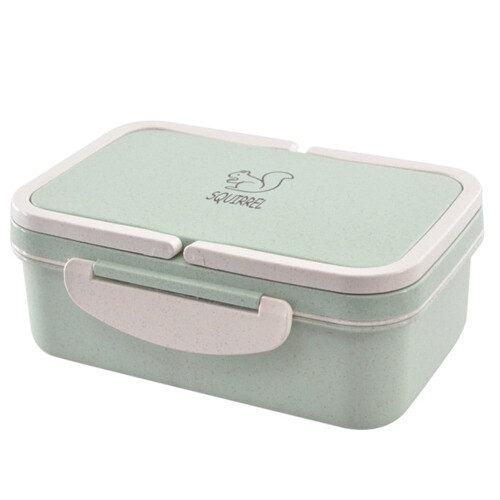 Boîte à bento portable pour aliments, 3 compartiments