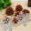 Ensemble de 6 pendentifs flocons de neige pour les décorations de Noël 8