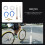 Aluminiumlegeringsnyckel för underhåll av cykelluftventiler 4