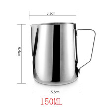 Tasse à café en verre avec couvercle et paille, lait en acier inoxydable