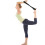 Yoga-Stretchgurte Schwarz 2 Stück 3
