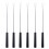 Stainless Steel Chocolate Hot Pot Fork Set 6-Piece Plastic 1
