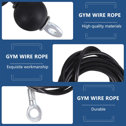 Cabo de aço reforçado para equipamentos de ginástica, 3m 2