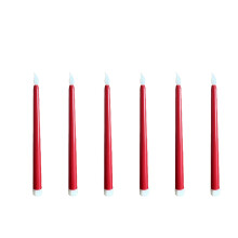 Flameless taper candles10inch6pack battery operated