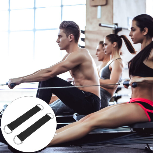 Pulley Straps Polyester Fitness Accessory 2 Pcs 2