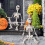 Poserande skelett Halloweendekor 96 cm 2-pack 2