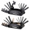 Fietsreparatieset, multitool, opvouwbaar, metaal, 2 stuks 1