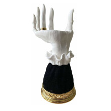 Hexenhand-Kerzenhalter aus Kunstharz, 1 Stück