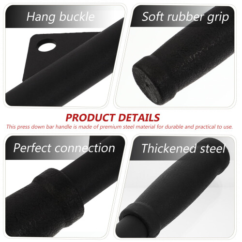 Triceps Trainer Cable Attachment Steel Tension Rod 2